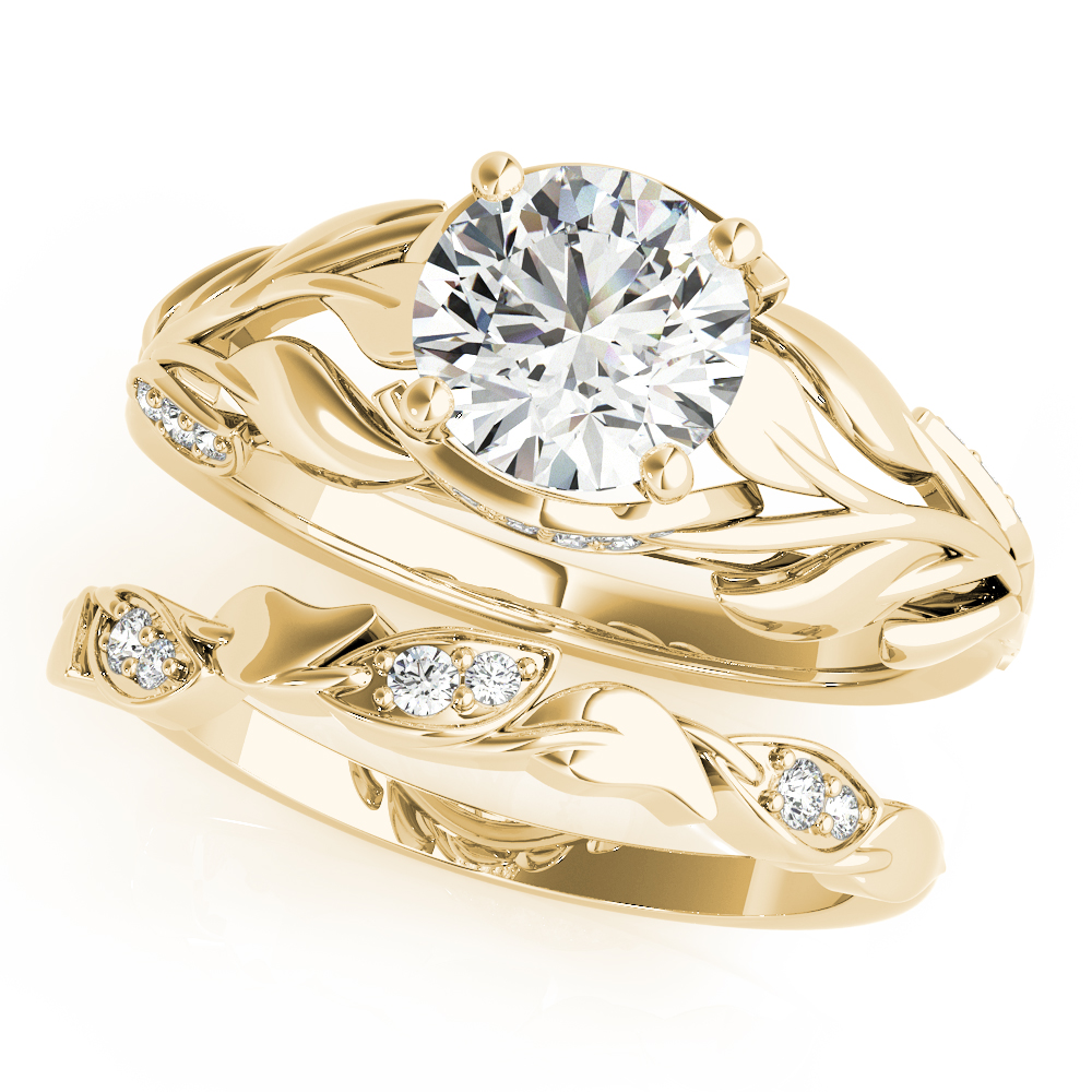 The Eliana Solitaire Engagement Ring, set view