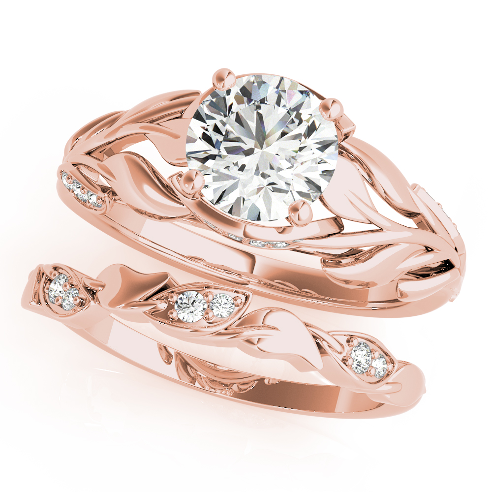 The Eliana Solitaire Engagement Ring, set view