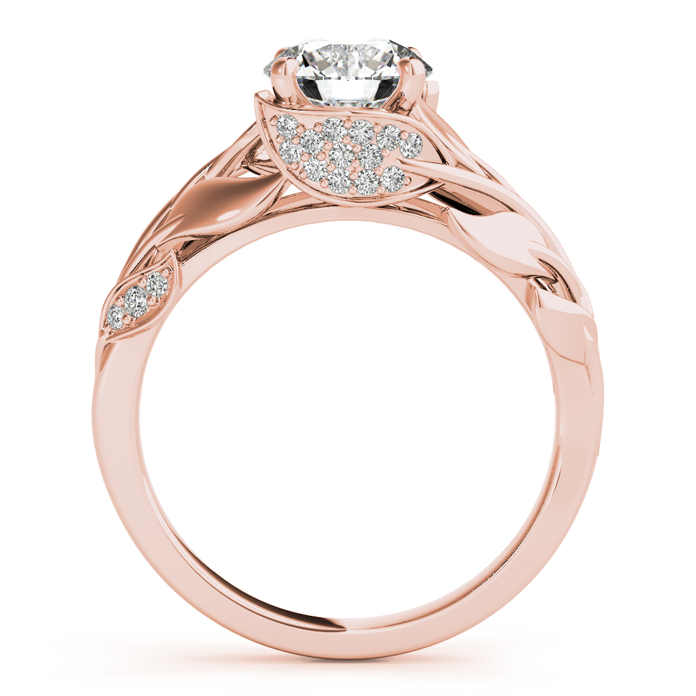 The Eliana Solitaire Engagement Ring, side view