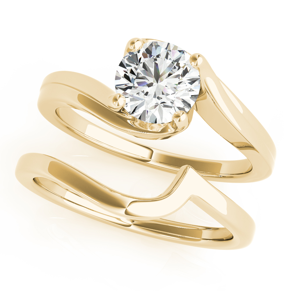 The Georgiana Solitaire Engagement Ring, set view