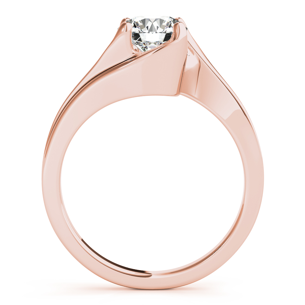 The Georgiana Solitaire Engagement Ring, side view