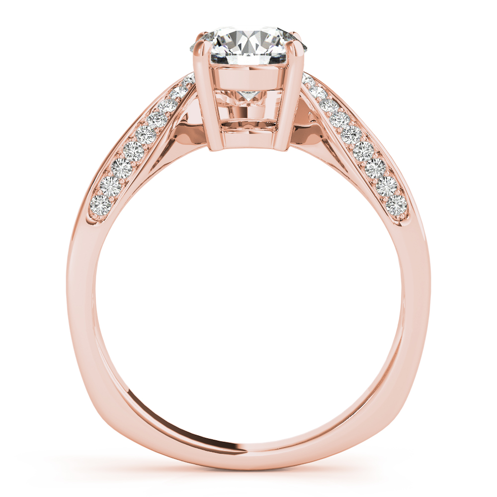 The Camille Bypass Engagement Ring, side view