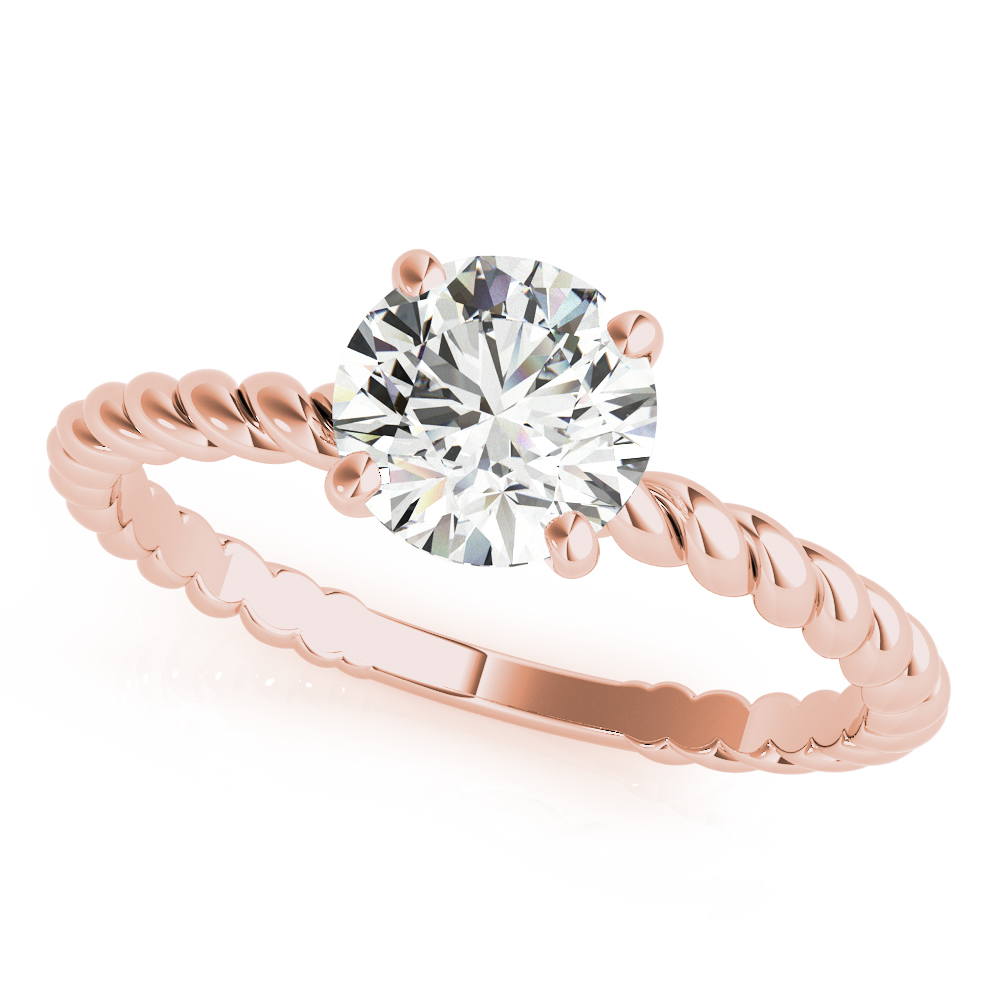 The Giselle Solitaire Engagement Ring, front view