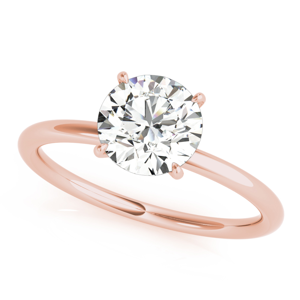 The Tessa Hidden Halo Engagement Ring, front view