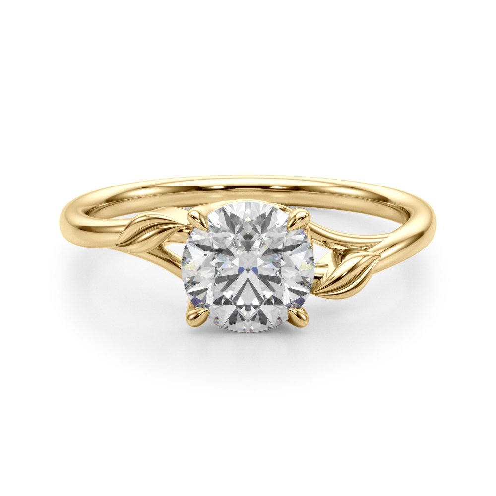 The Katarina Solitaire Engagement Ring, angled view