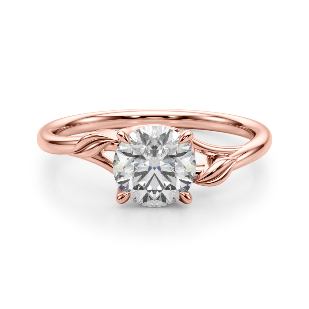 The Katarina Solitaire Engagement Ring, angled view