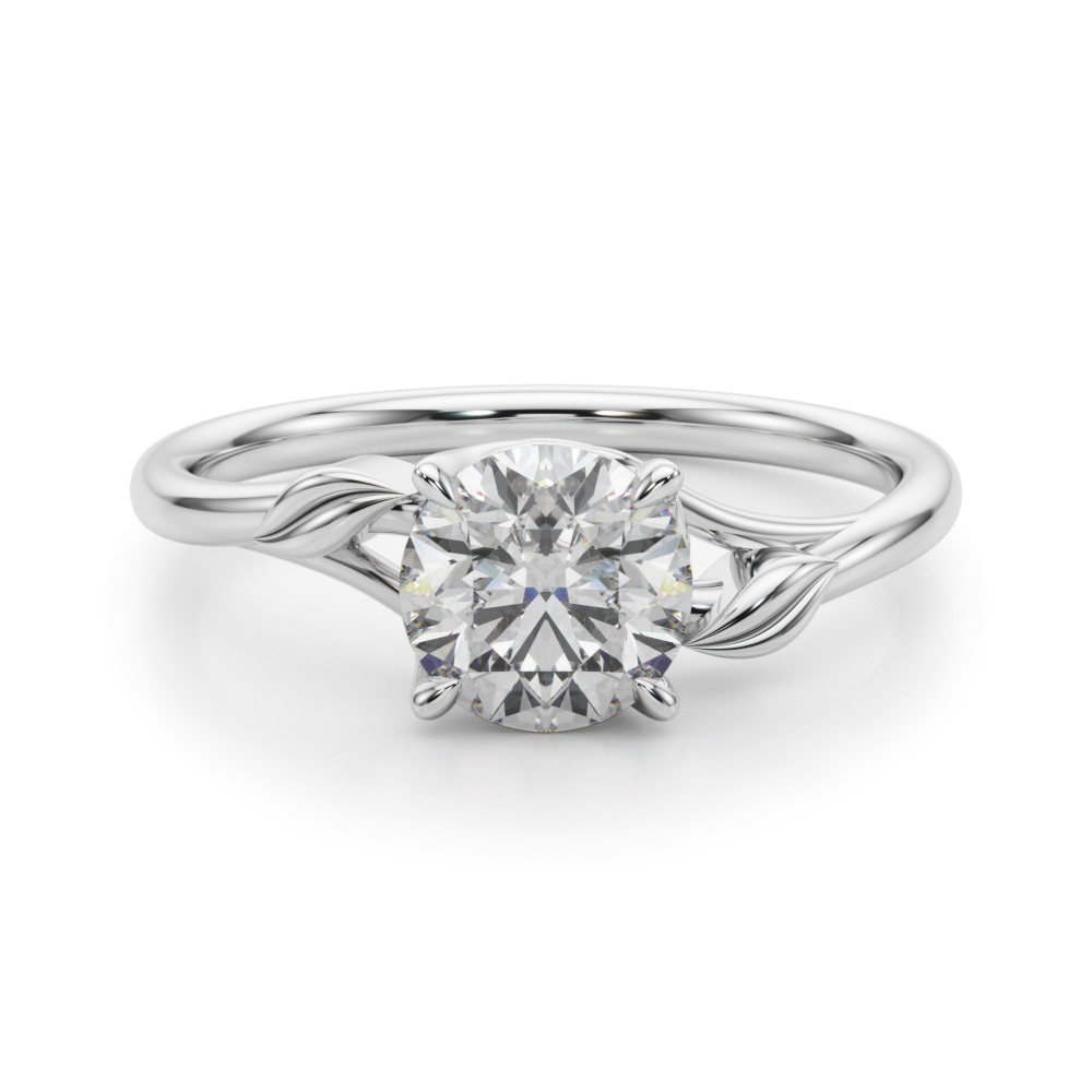 The Katarina Solitaire Engagement Ring, angled view