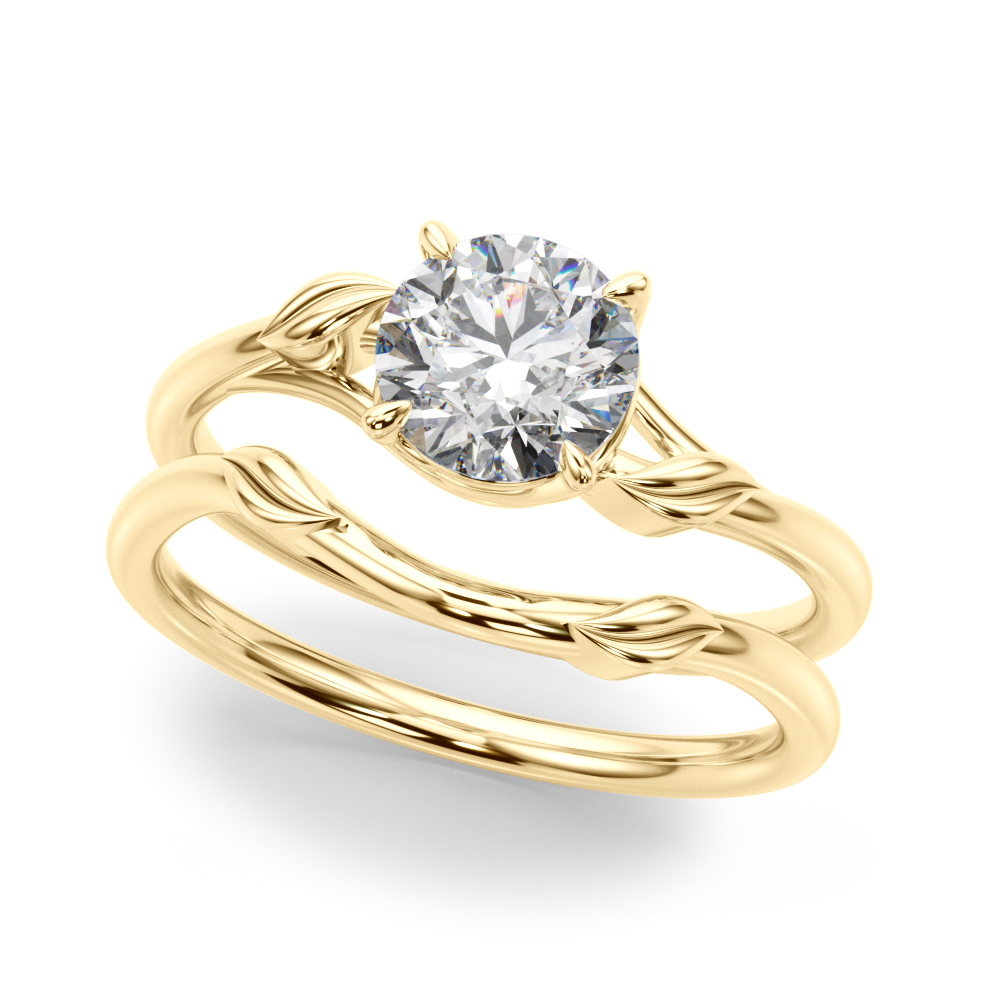 The Katarina Solitaire Engagement Ring, set view