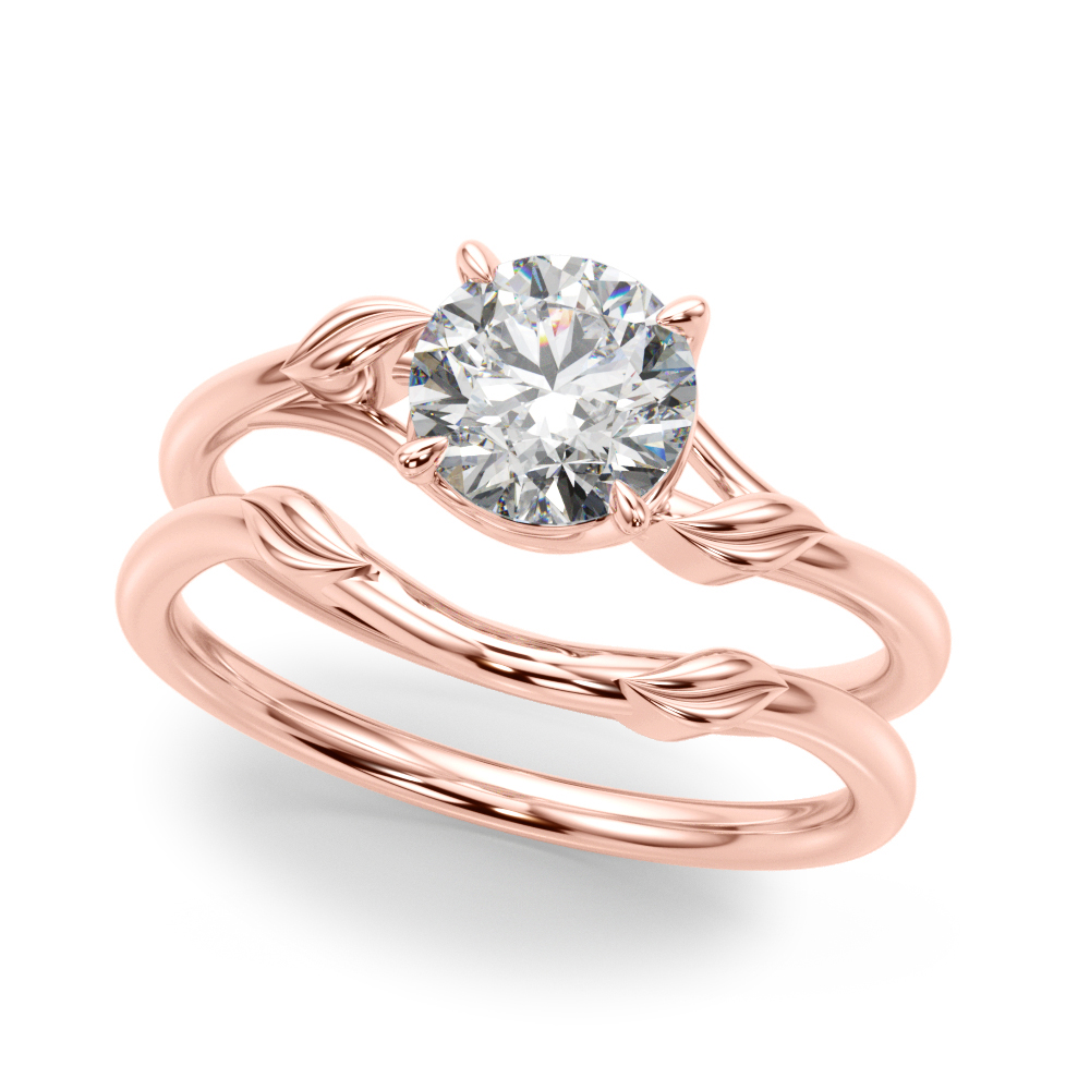 The Katarina Solitaire Engagement Ring, set view
