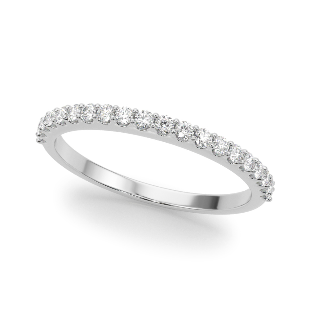 Prong Set Wedding Band