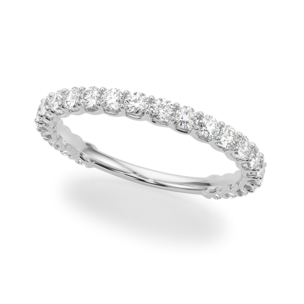 Prong Set Wedding Band