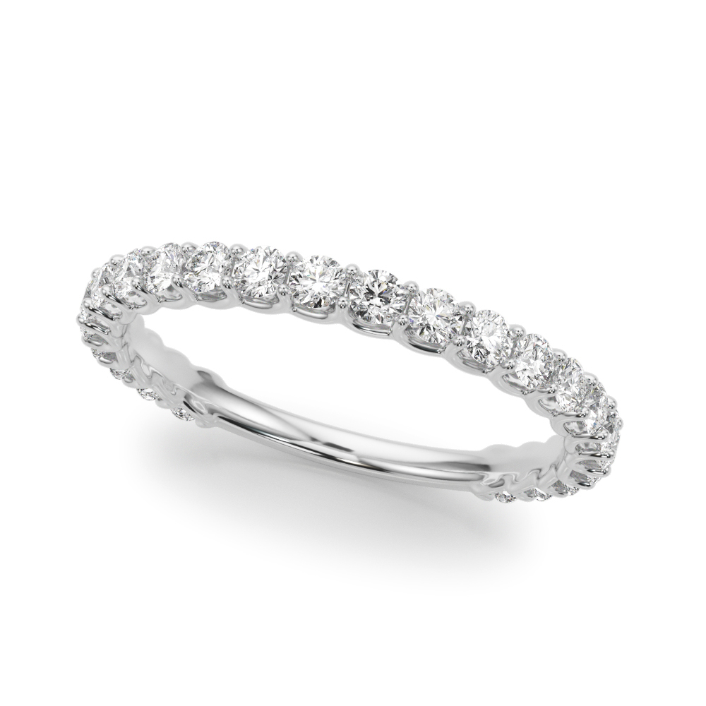 Prong Set Wedding Band