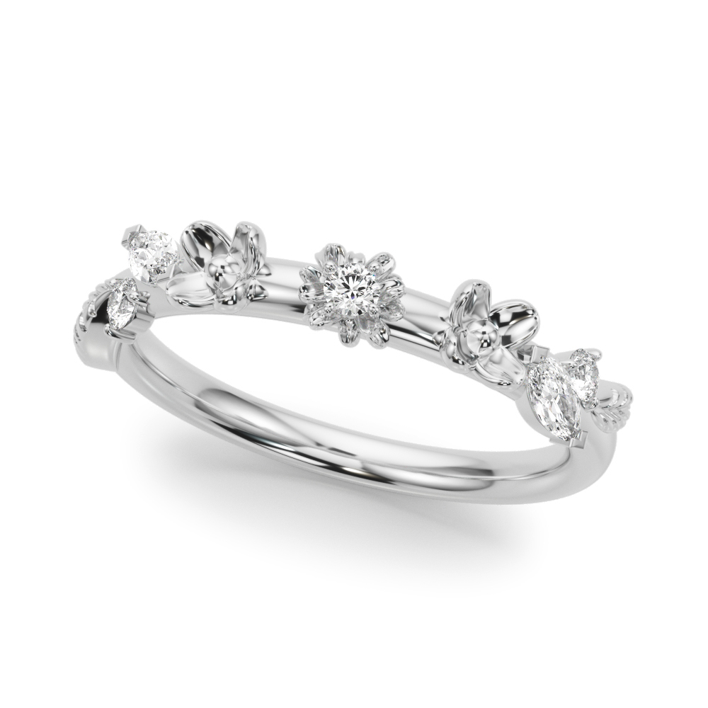 Floral Wedding Band