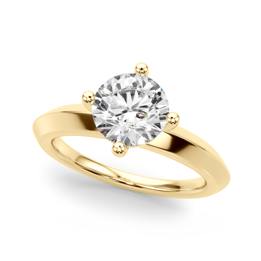 The Victoria Solitaire Engagement Ring, front view
