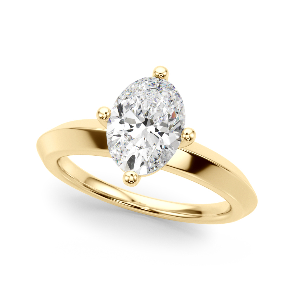 The Madeline Solitaire Engagement Ring, front view