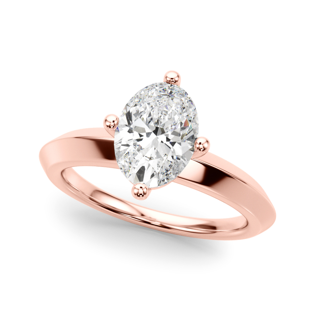 The Madeline Solitaire Engagement Ring, front view