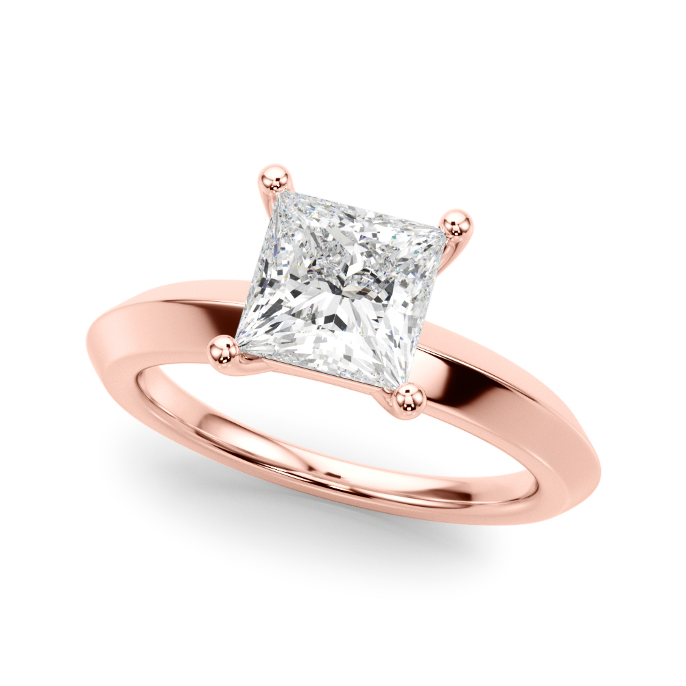 The Charlotte Solitaire Engagement Ring, front view
