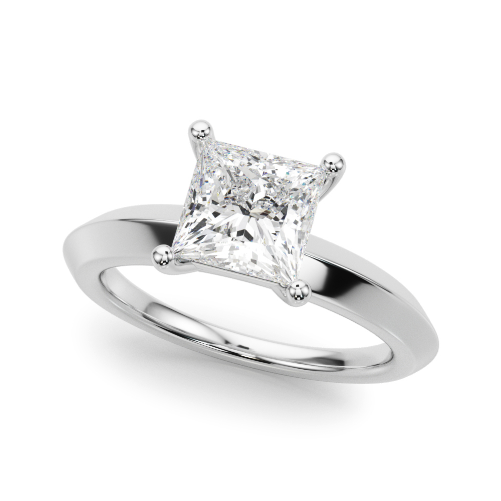 The Charlotte Solitaire Engagement Ring, front view