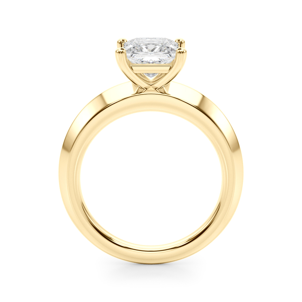 The Charlotte Solitaire Engagement Ring, side view