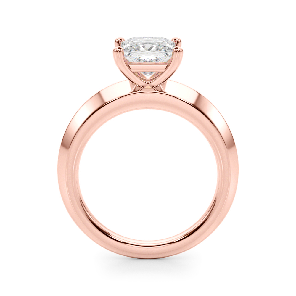 The Charlotte Solitaire Engagement Ring, side view