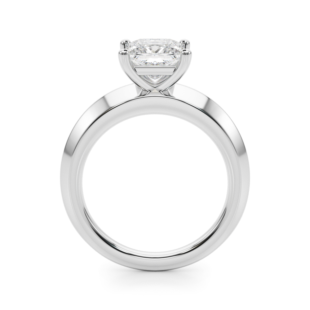 The Charlotte Solitaire Engagement Ring, side view
