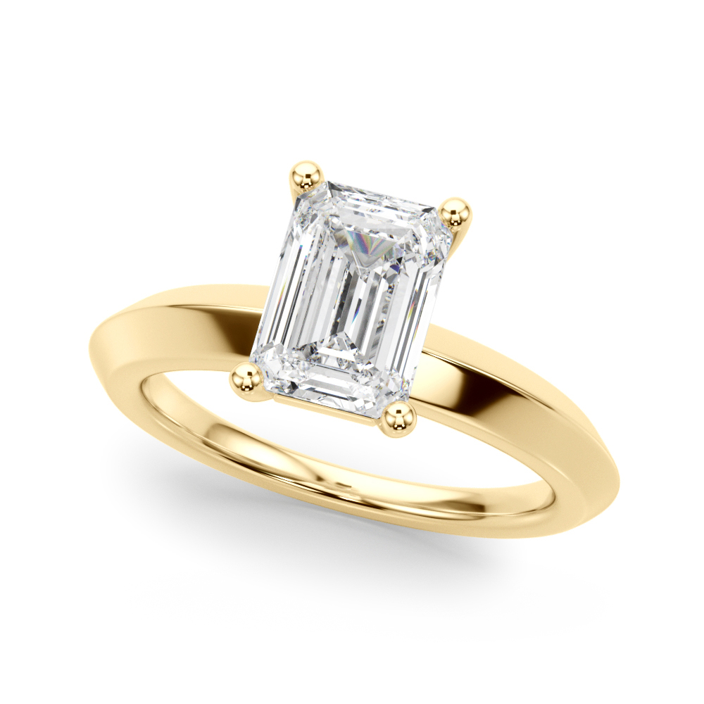 The Mia Solitaire Engagement Ring, front view