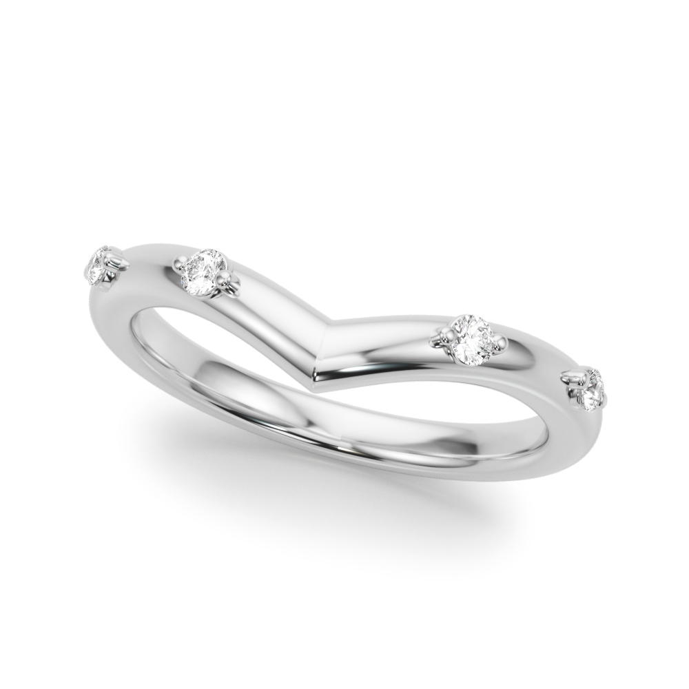 Chevron Wedding Band
