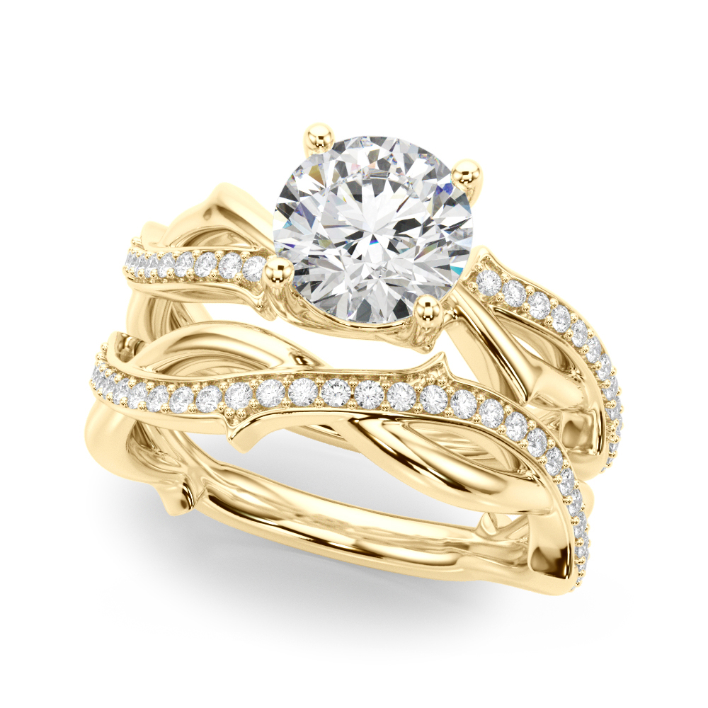 The Sophie Twist Engagement Ring, set view
