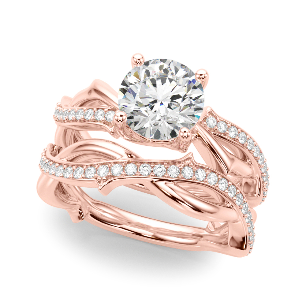 The Sophie Twist Engagement Ring, set view