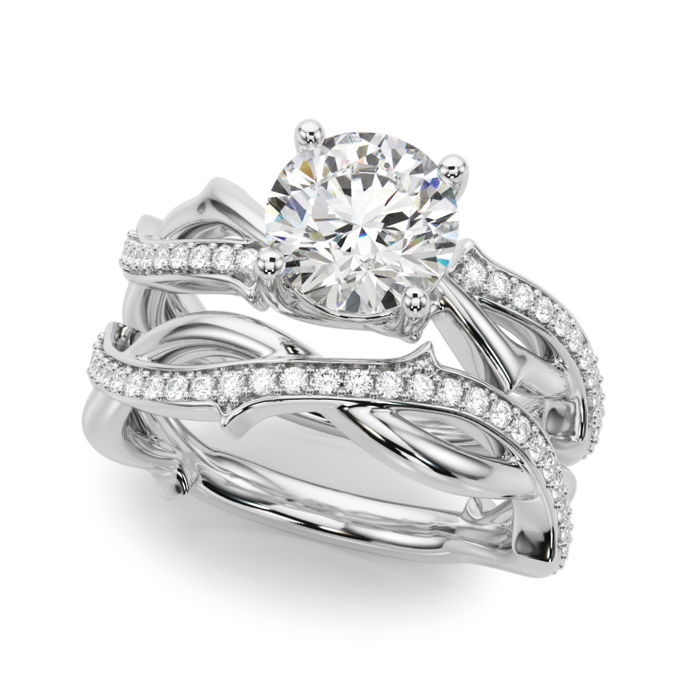 The Sophie Twist Engagement Ring, set view