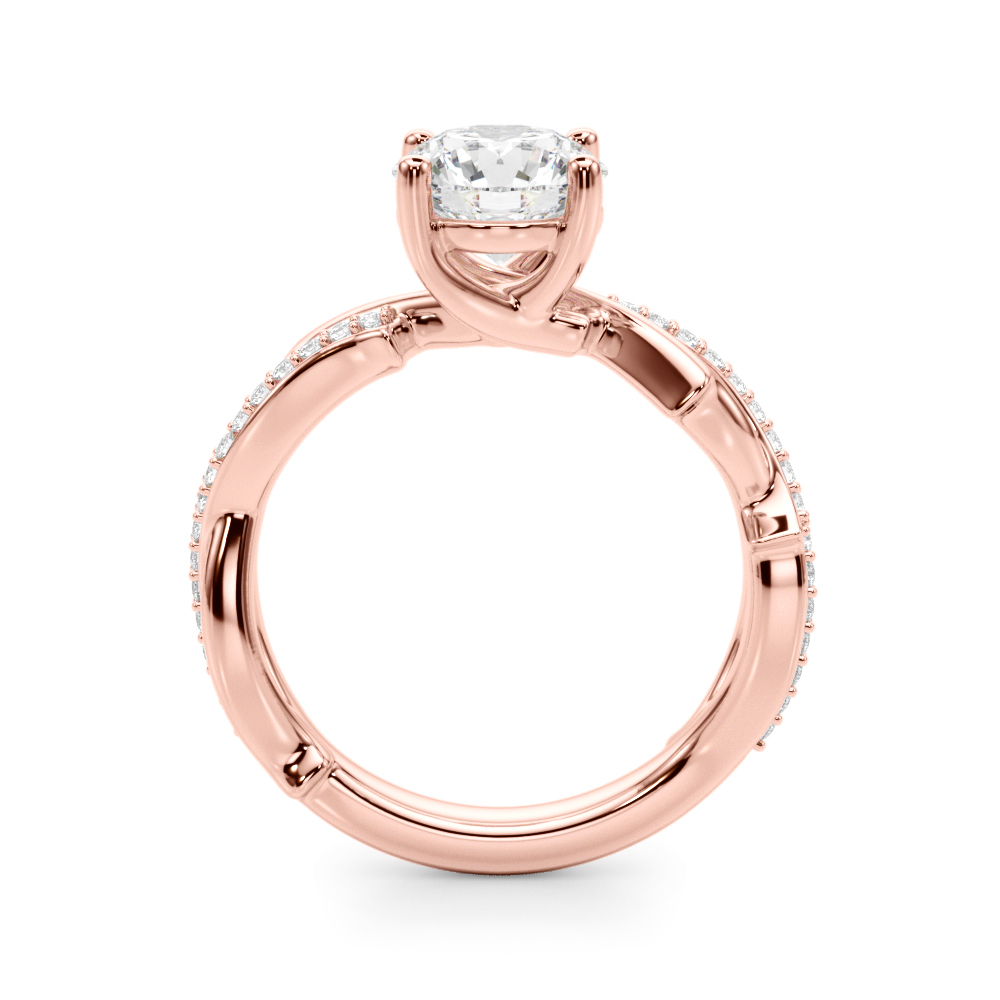 The Sophie Twist Engagement Ring, side view