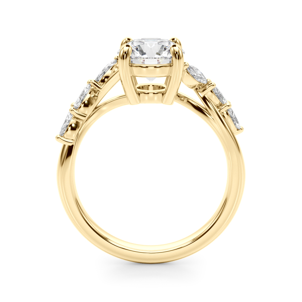 The Isabel Engagement Ring, side view