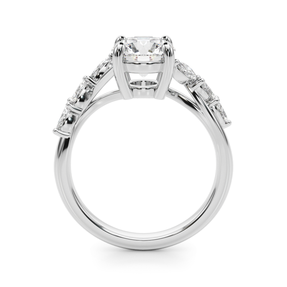 The Isabel Engagement Ring, side view