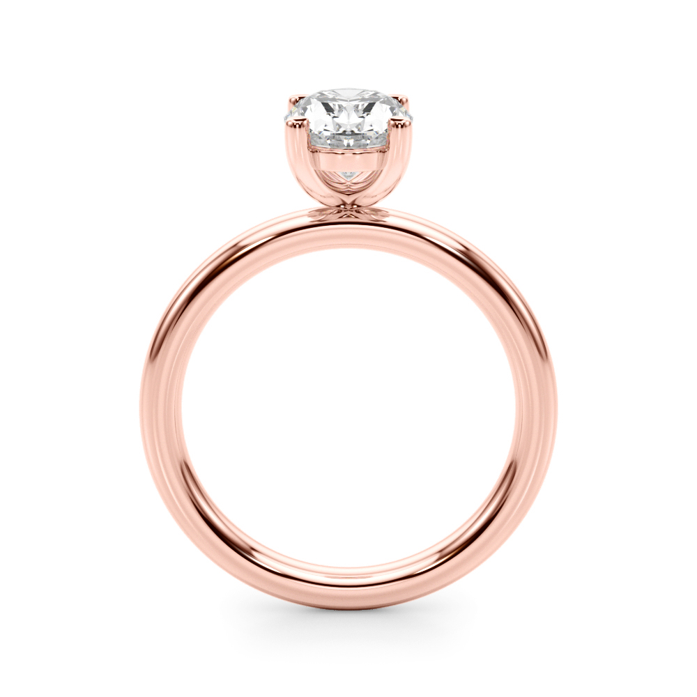 The Emily Solitaire Engagement Ring, side view