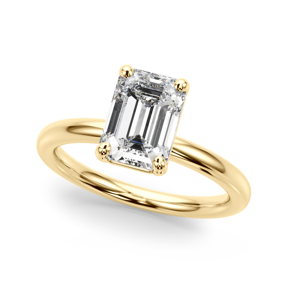 The Veronica Solitaire Engagement Ring, front view