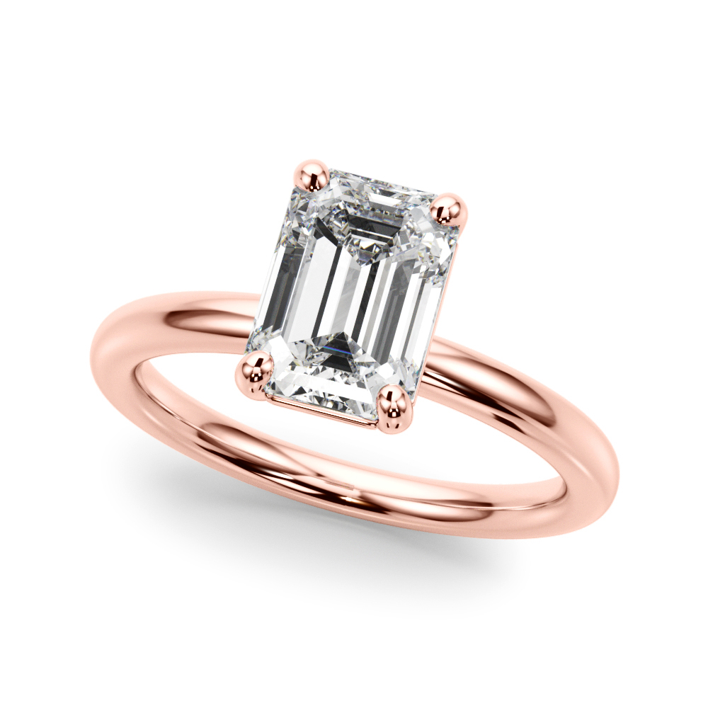 The Veronica Solitaire Engagement Ring, front view