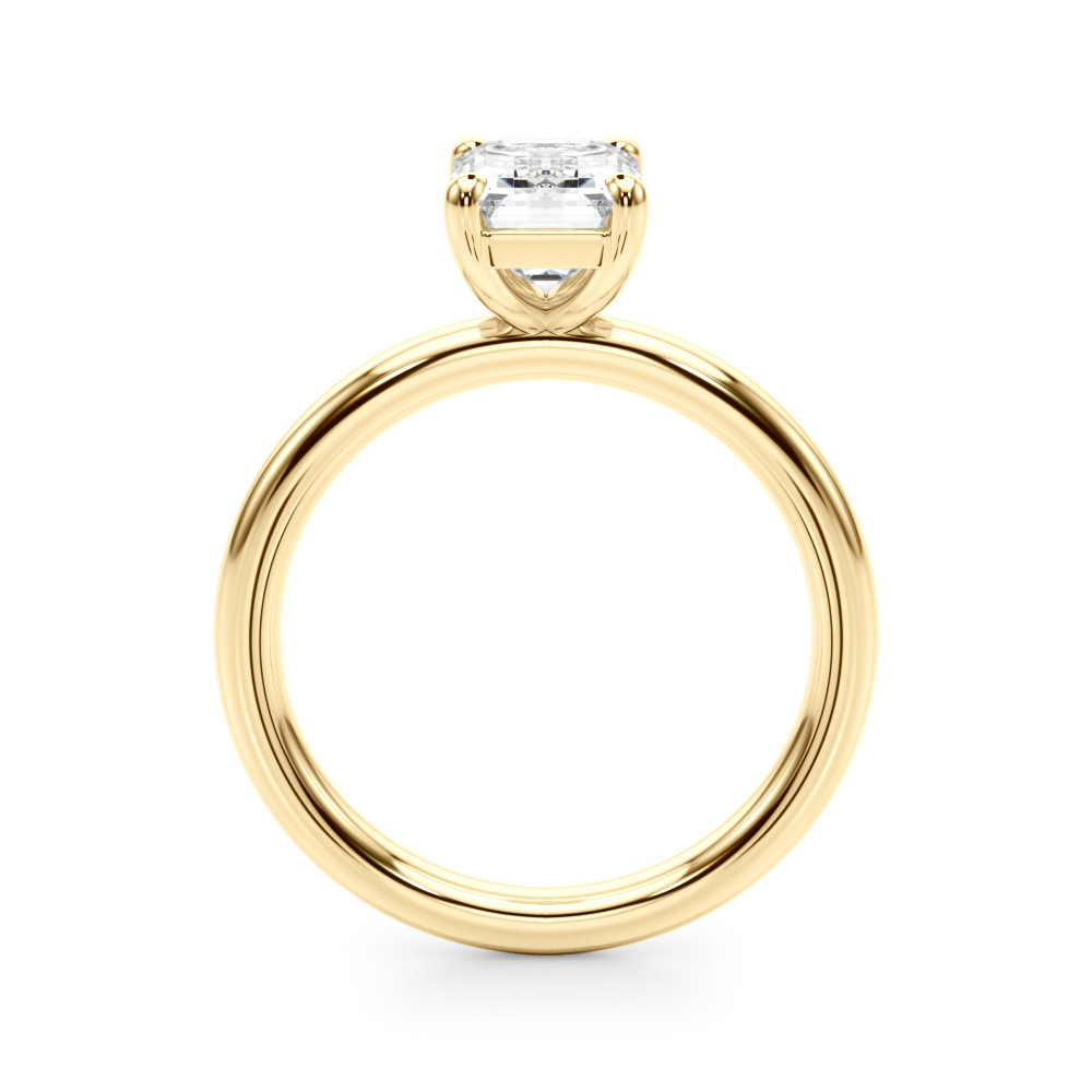 The Veronica Solitaire Engagement Ring, side view