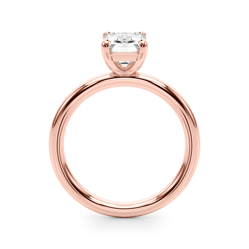 The Veronica Solitaire Engagement Ring, side view