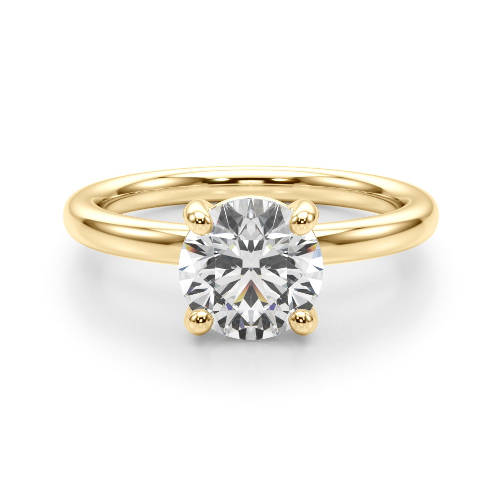 The Adelaide Solitaire Engagement Ring, angled view