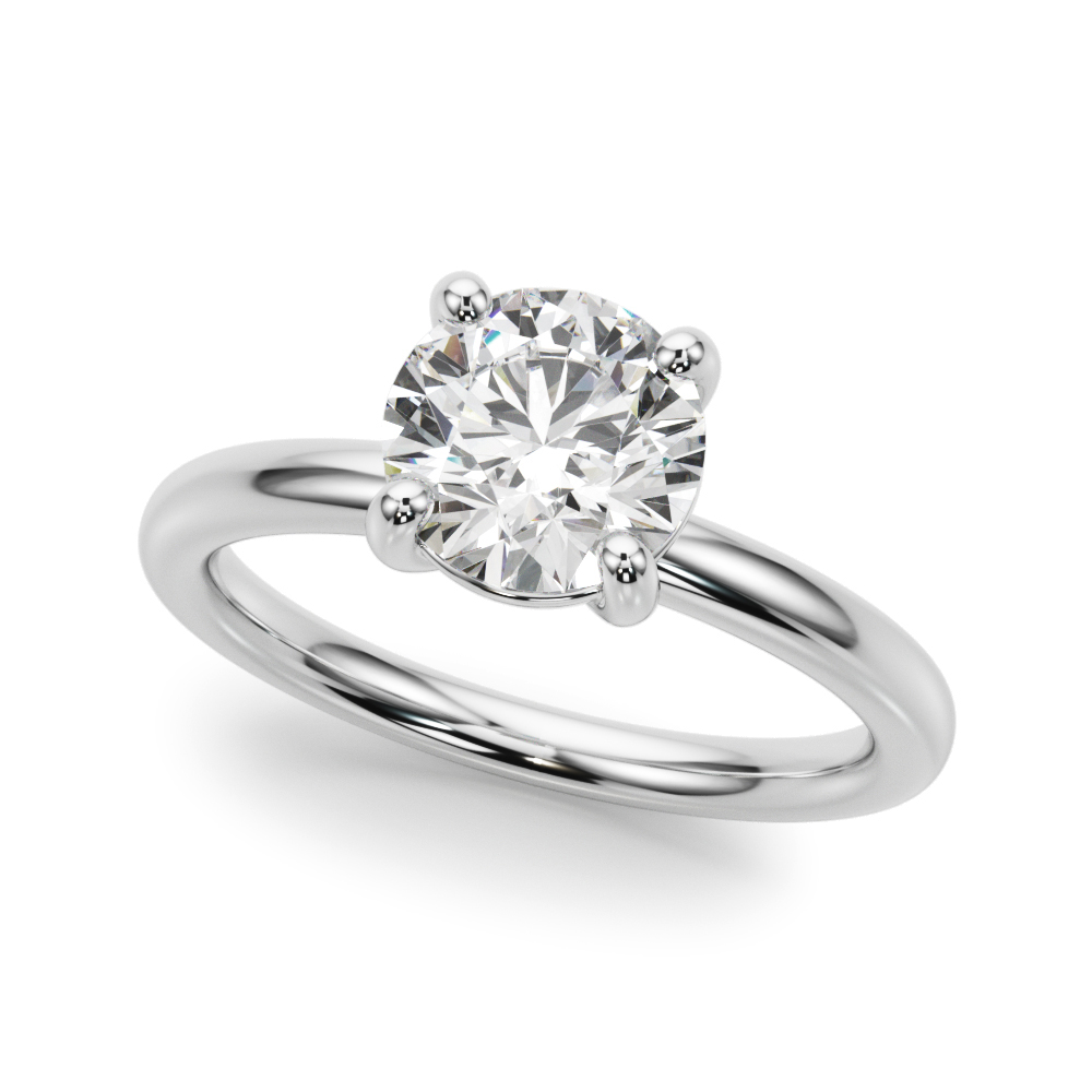 The Adelaide Solitaire Engagement Ring, front view