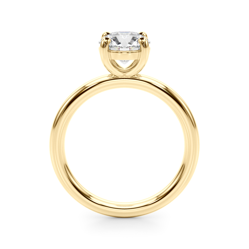 The Adelaide Solitaire Engagement Ring, side view