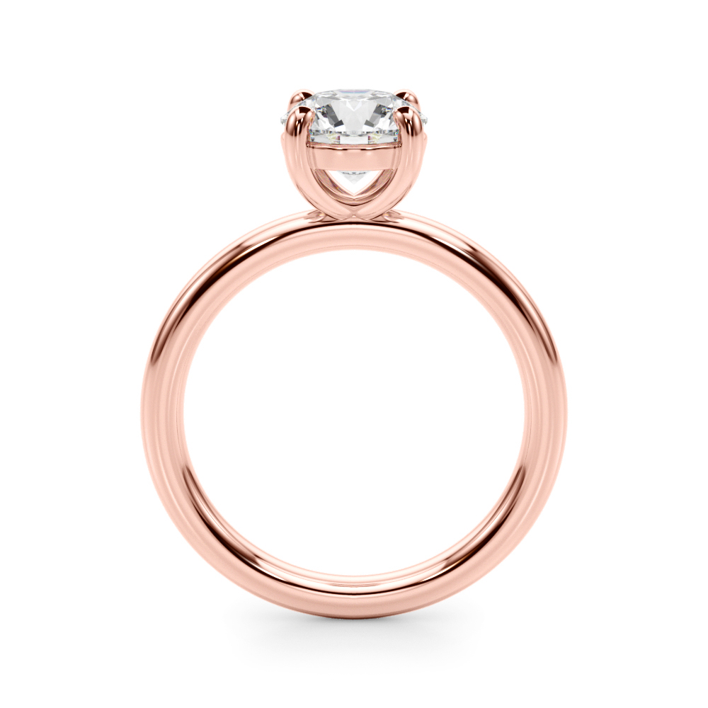 The Adelaide Solitaire Engagement Ring, side view
