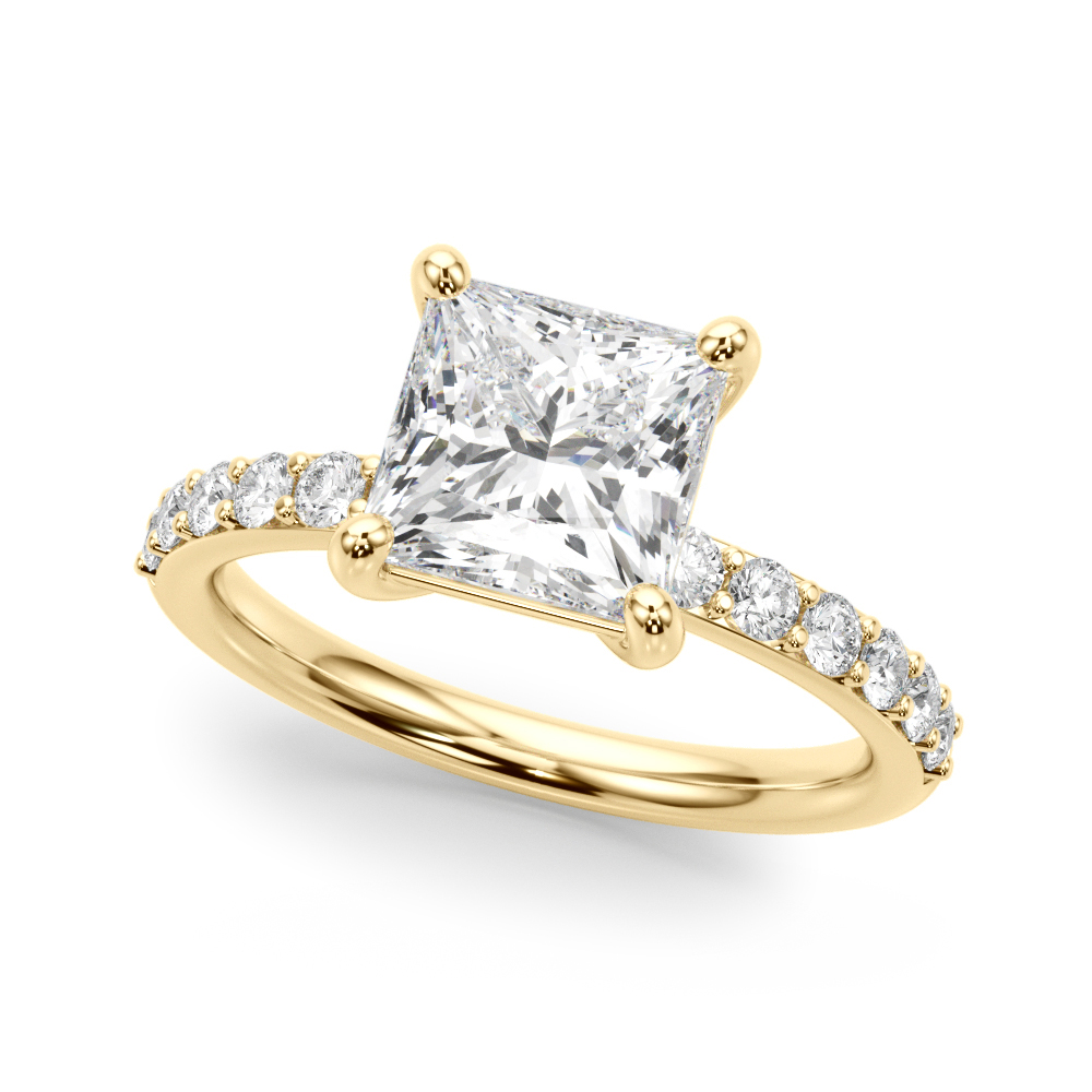 The Sofia Single-Row Engagement Ring, front view