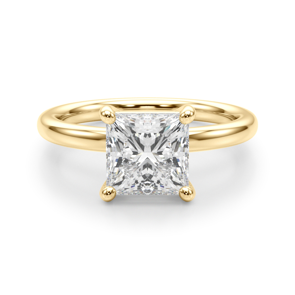The Isabel Solitaire Engagement Ring, angled view