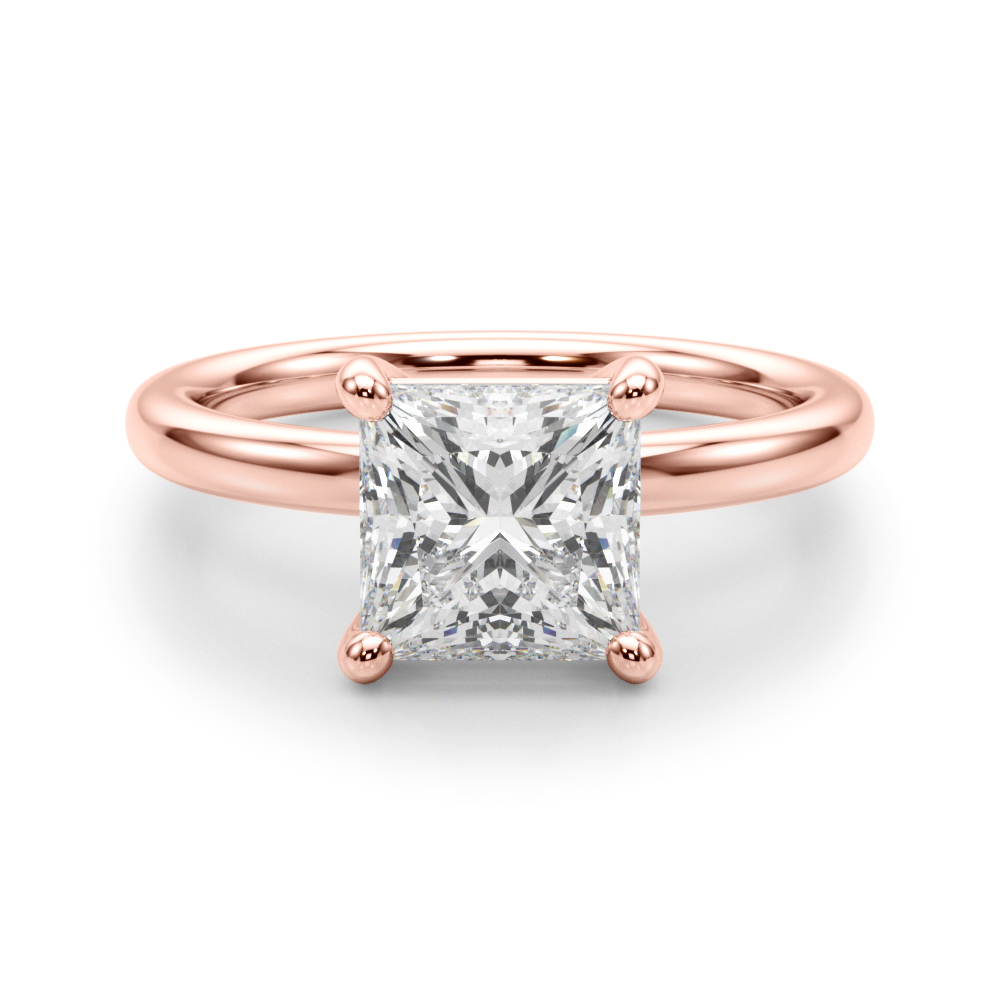 The Isabel Solitaire Engagement Ring, angled view