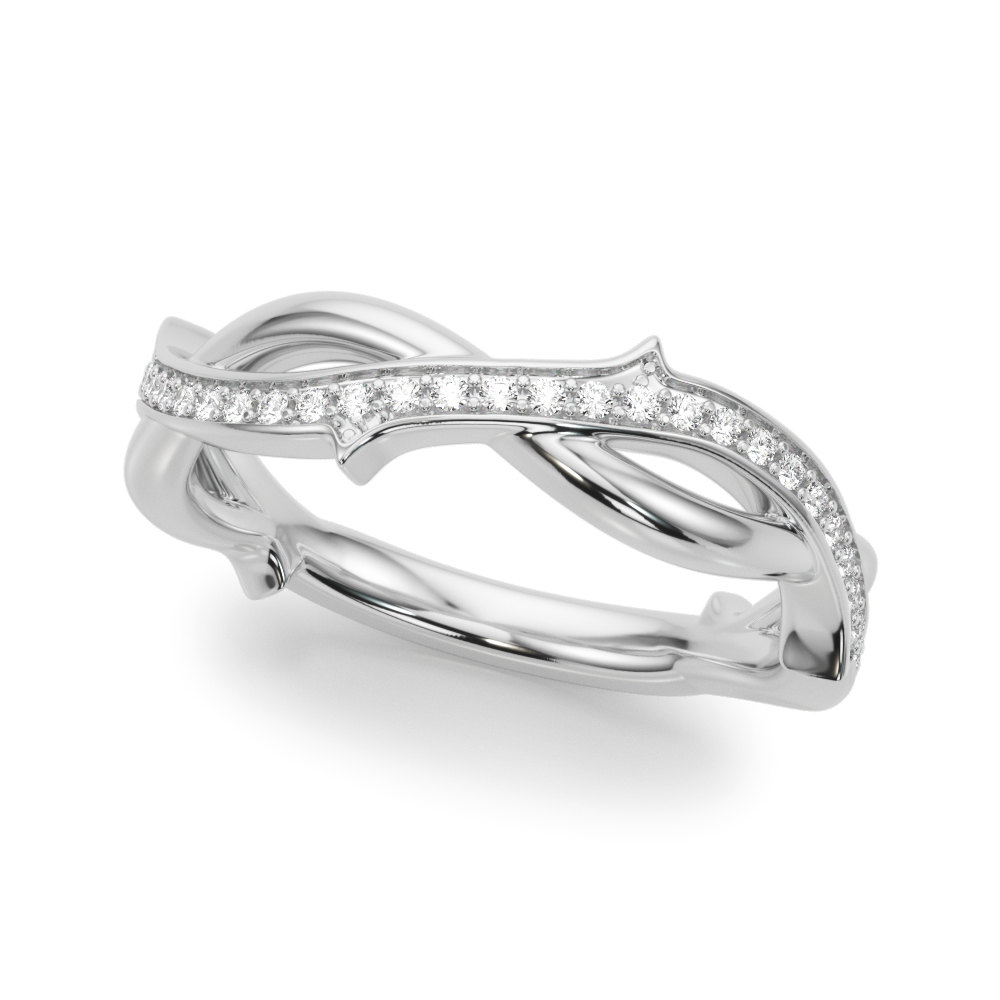 Nature Inspired Wedding Band