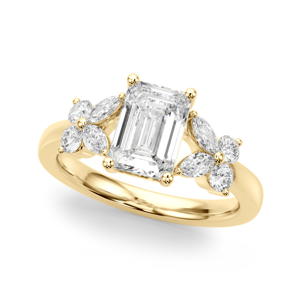 The Giselle Engagement Ring, front view