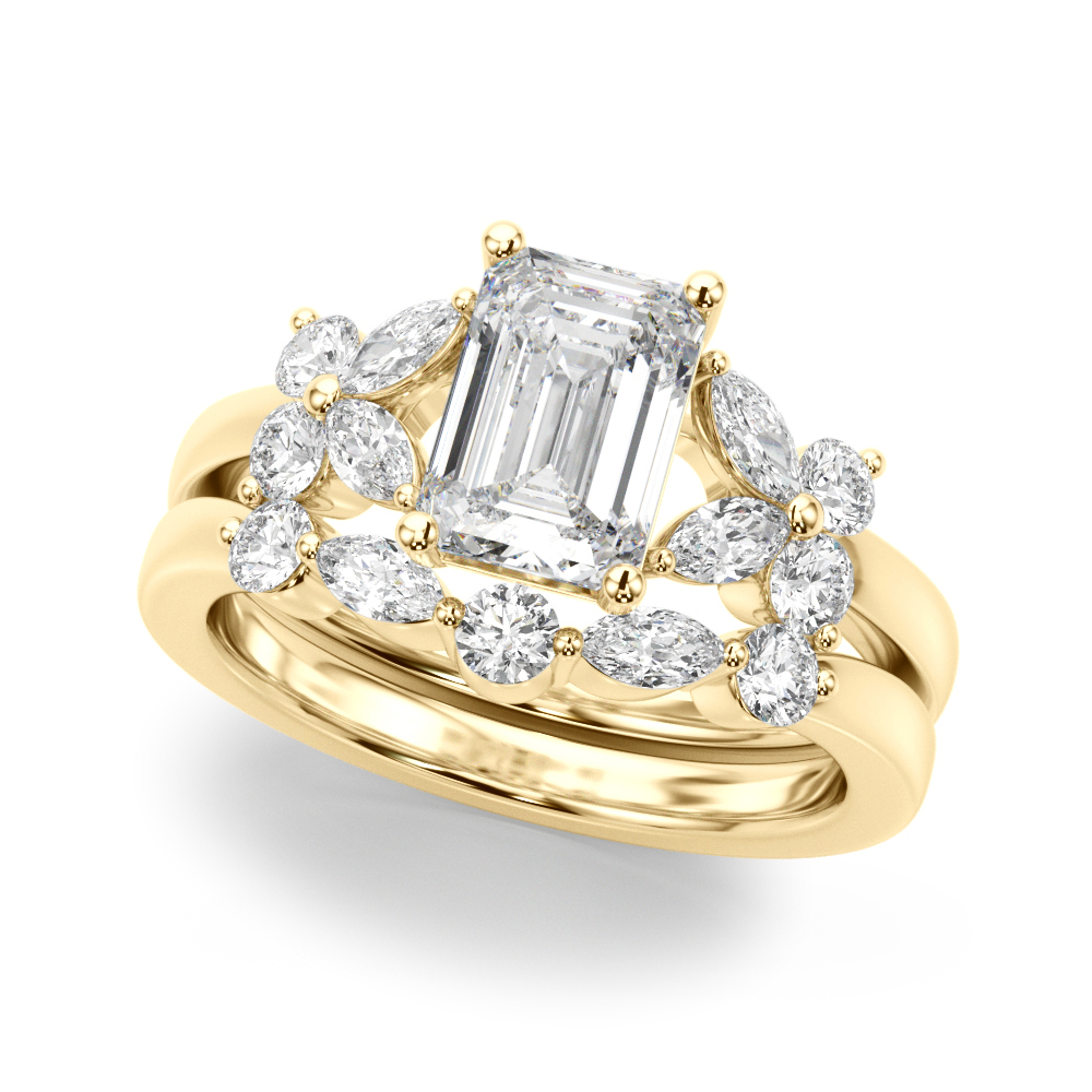 The Giselle Engagement Ring, angled view