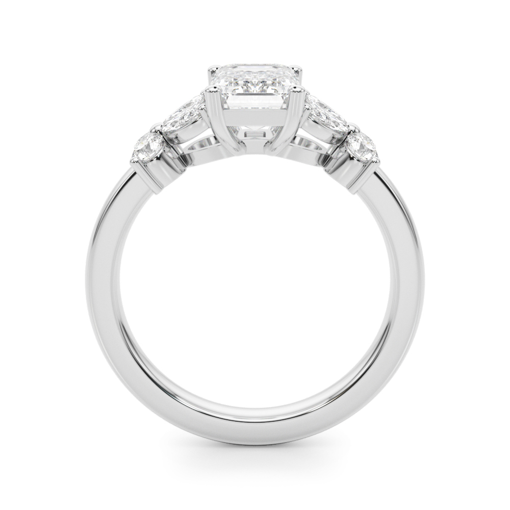 The Giselle Engagement Ring, side view