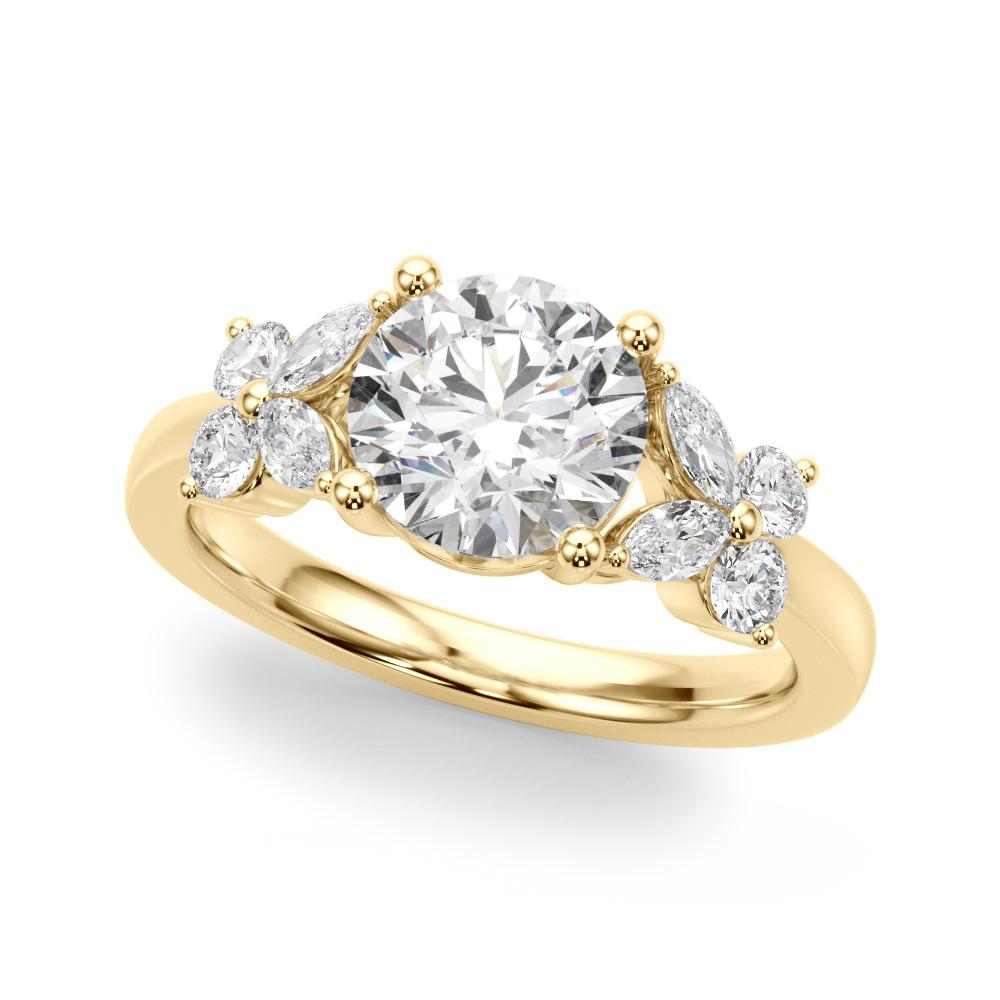 The Thea Engagement Ring, front view